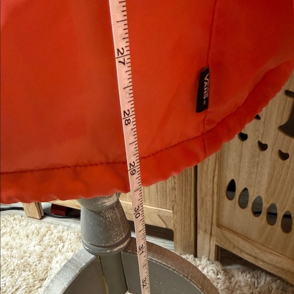 Vans Vibrant Coral/Orange Utility Rain Jacket (Unisex) - Picture 10 of 10